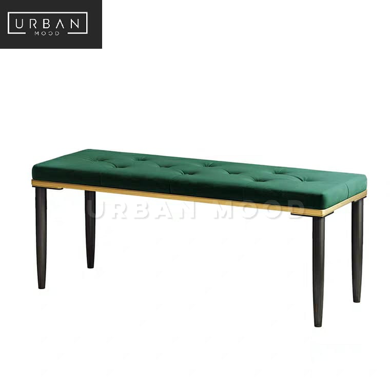 PRIVET Victorian Tufted Dining Bench