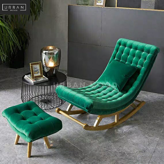 VERSE Modern Velvet Rocking Chair