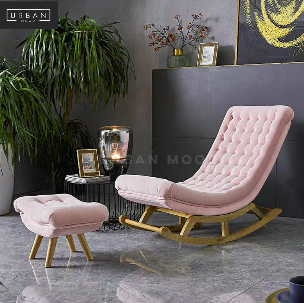 VERSE Modern Velvet Rocking Chair