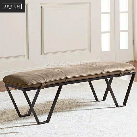 TRAVIN Modern Industrial Dining Bench