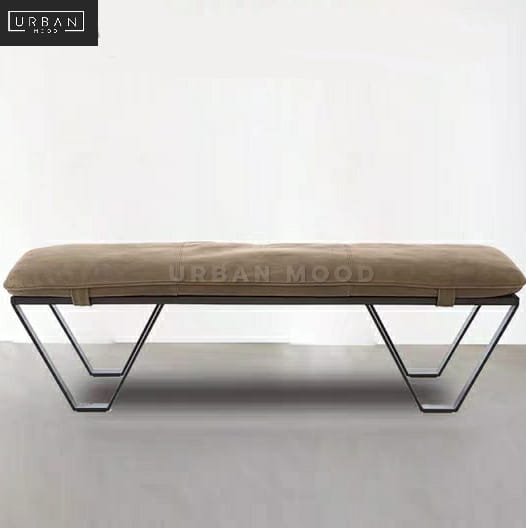 TRAVIN Modern Industrial Dining Bench