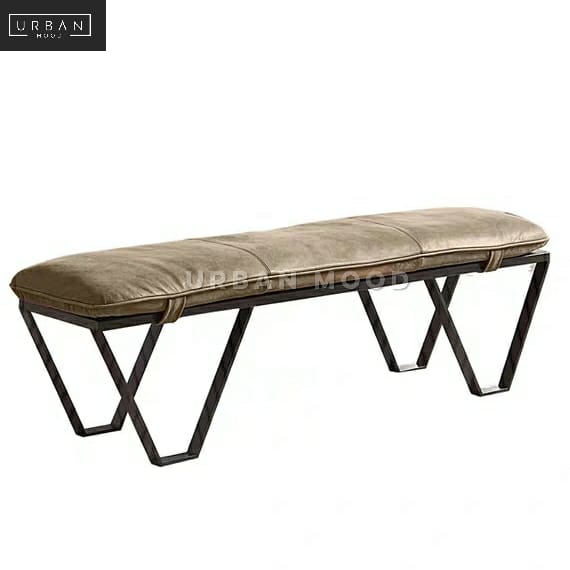 TRAVIN Modern Industrial Dining Bench