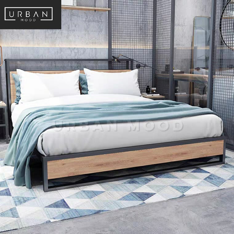 JOLT Modern Industrial Bedframe