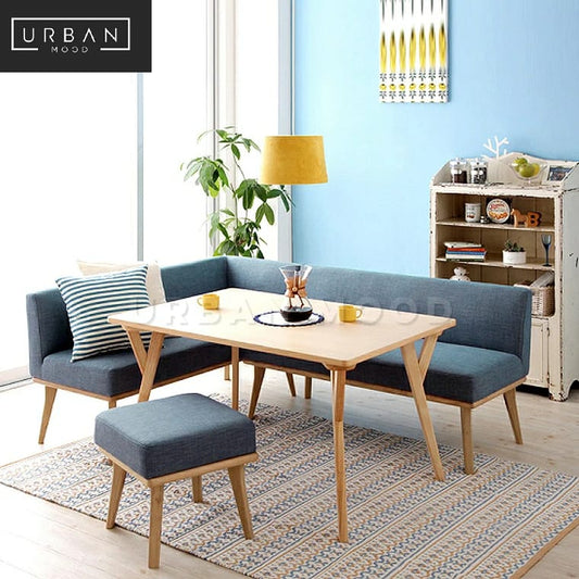 LINDE Modern Fabric Dining Bench