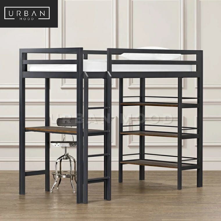 MANOR Industrial Bunk Bed with Study