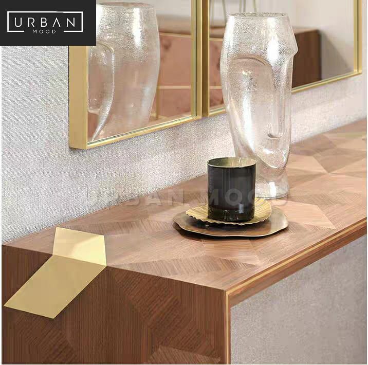 ARGENT Modern Solid Wood Hallway Console