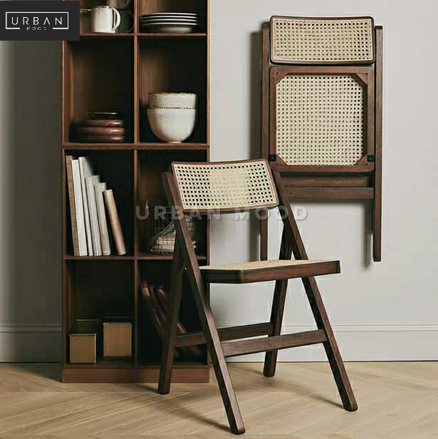 VINCENT Vintage Rattan Dining Chair