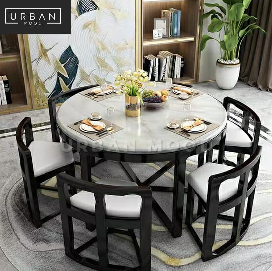 MICAH Oriental Dining Table & Chairs