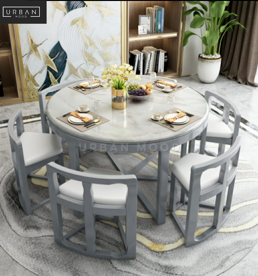 MICAH Oriental Dining Table & Chairs