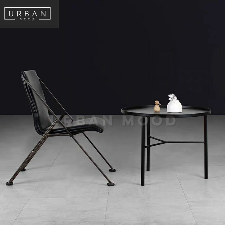 REX Modern Industrial Lounge Chair