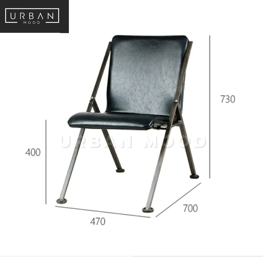 REX Modern Industrial Lounge Chair