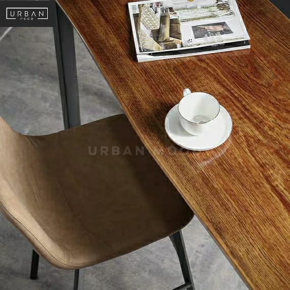 JONSON Rustic Solid Wood Bar Table