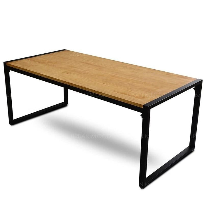 XANDER Modern Industrial Ultra Thin Office Study Table