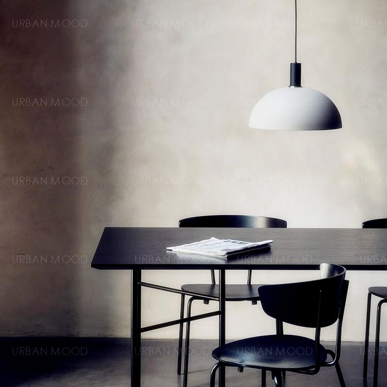 YOSHI Minimalist Ultra Slim Black Dining Office Table