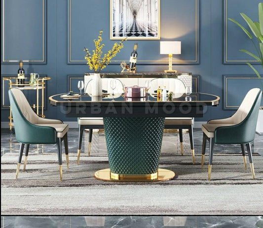 ZURICH Modern Extendable Dining Table & Chairs