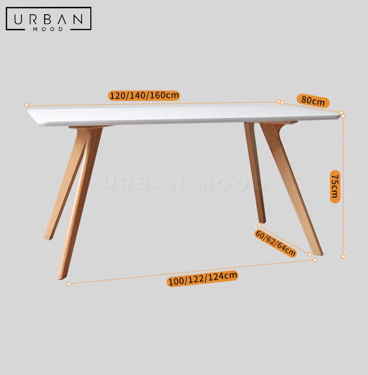 ZEPHYR Scandinavian Dining Table