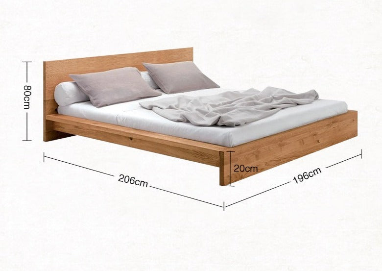 CAMRYN BELAIR Bed Japanese Style Tatami Bed Nordic Solid wood