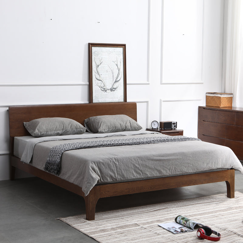 WAREHOUSE SALE Madeline BRYSON Japanese Nordic Bed Solid Wood ( 3 Size 2 Color Choice ) ( Discount Price from $1199 )