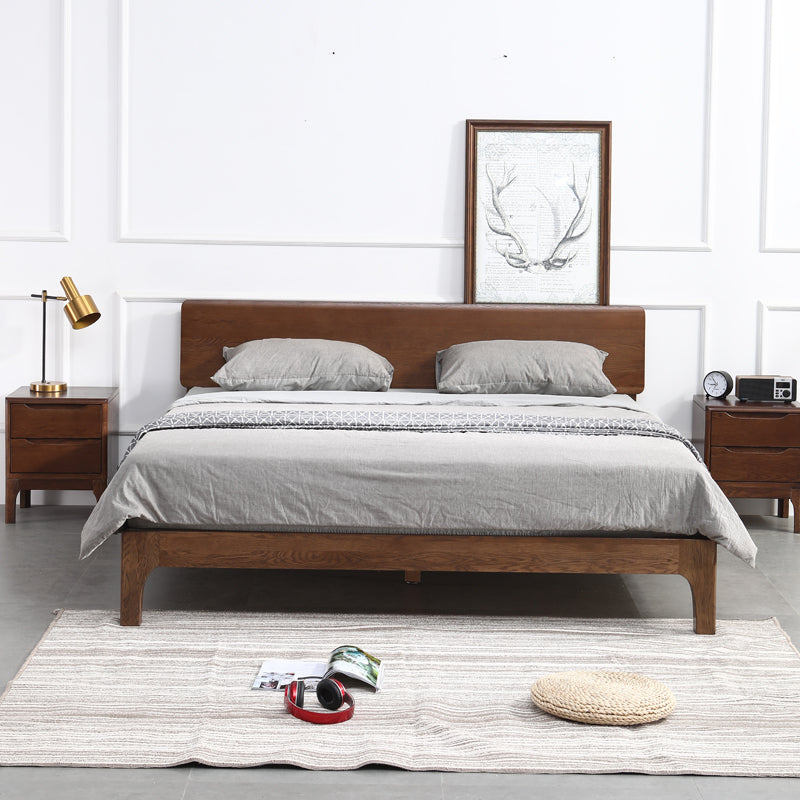 WAREHOUSE SALE Madeline BRYSON Japanese Nordic Bed Solid Wood ( 3 Size 2 Color Choice ) ( Discount Price from $1199 )