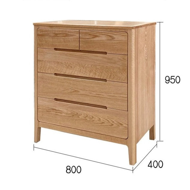 EMERSYN HYATT Solid Wood Chest of Drawers North American Hardwood Red Oak ( 2 Color 6 Size )