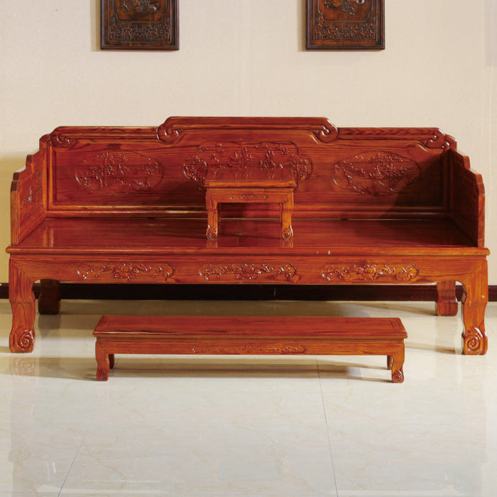 WAREHOUSE SALE EMERY Qing Ming Dynasty Daybed Sofa Solid Wood Modern Zen ( 3 Seater 4 Size 4 Design ) ( Special Price $1499 )