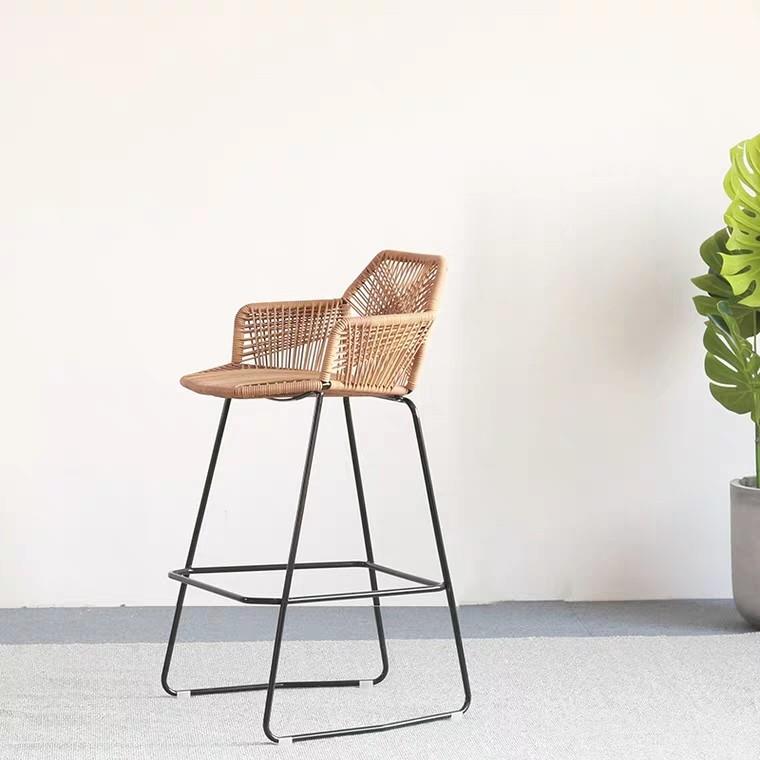 DIJON Designer Wicker Bar Stool