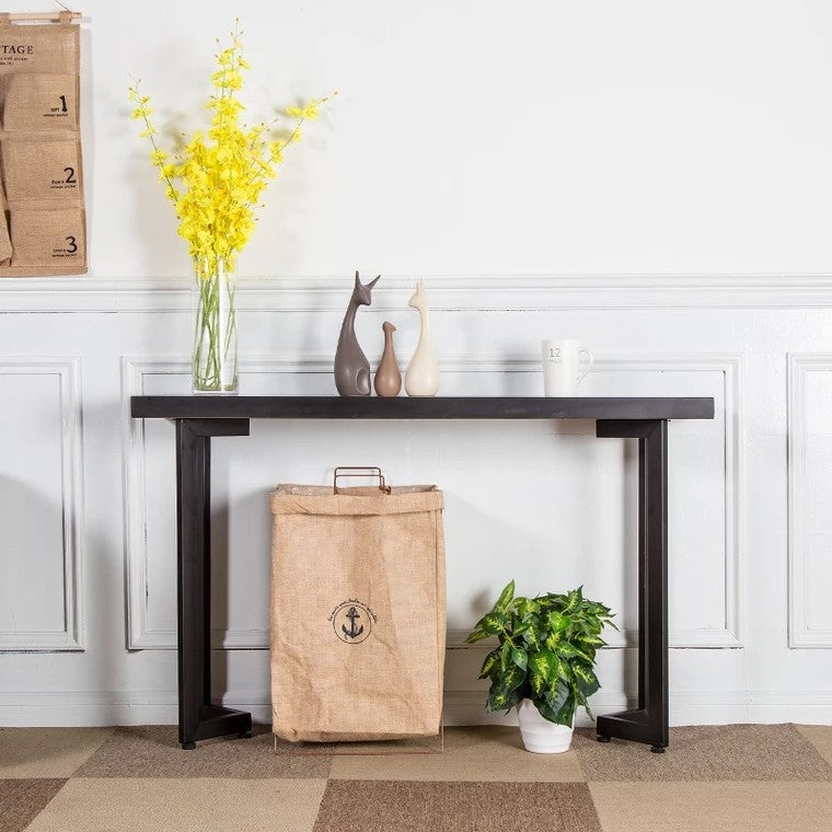 FABIUS Rustic Solid Wood Hallway Console