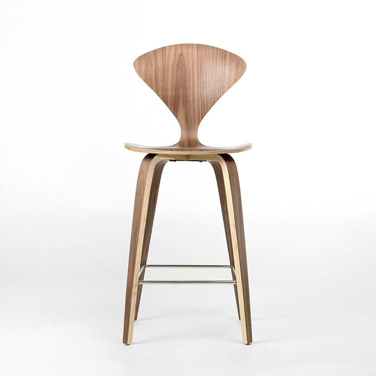 HAGEN Postmodern Walnut Dining / Bar Chair