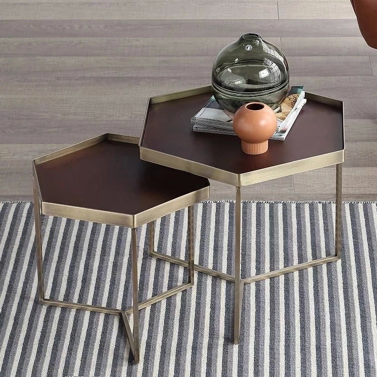 JARED Modern Hexagon Side Table