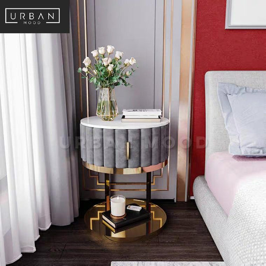 KALYN Modern Marble Bedside Table