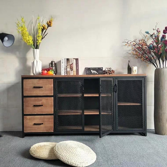 MOBY Modern Industrial Metal Sideboard