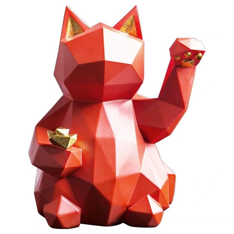 PERCY Modern Fortune Cat Ornament