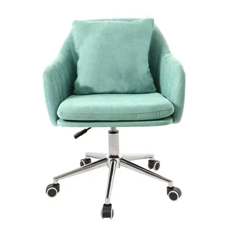 PLUM Velvet Swivel Study Chair