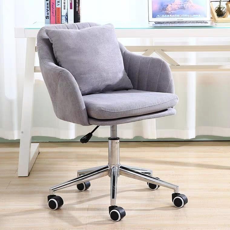 PLUM Velvet Swivel Study Chair