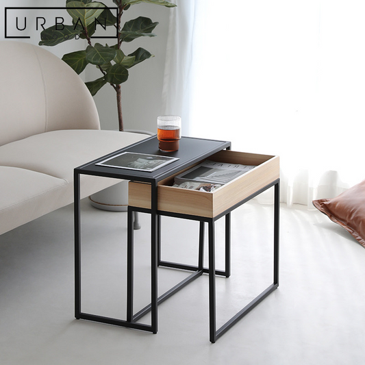 RICARDO Minimalist Solid Wood Side Table