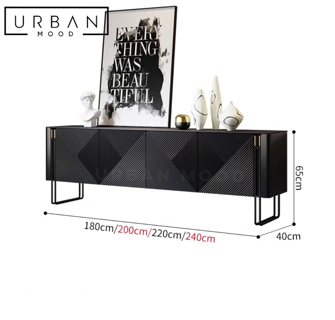 SAYLES Modern Sintered Stone TV Console