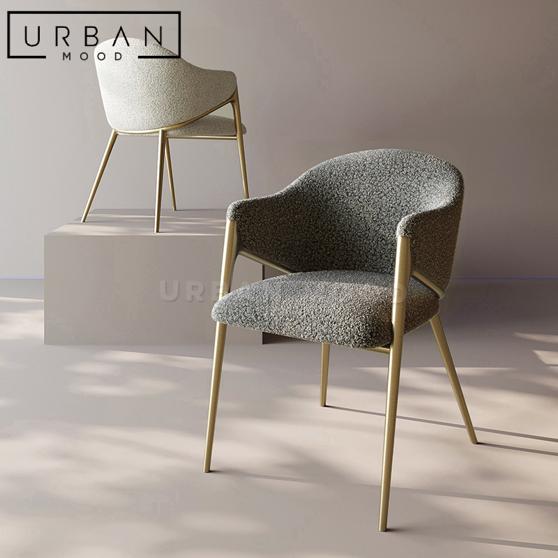 SNOWDON Modern Boucle Dining Chair