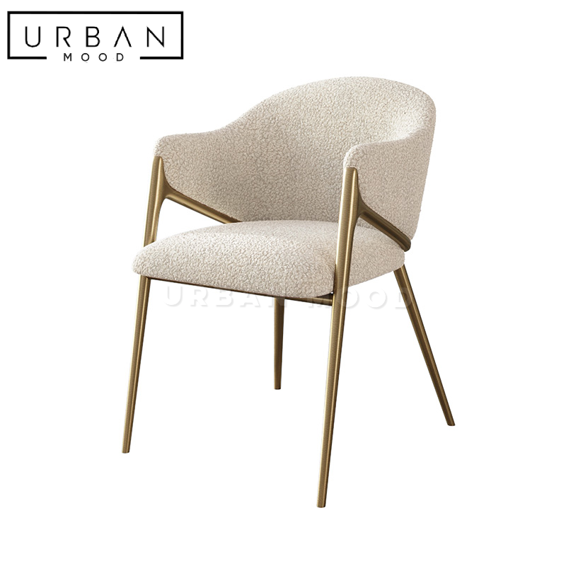 SNOWDON Modern Boucle Dining Chair