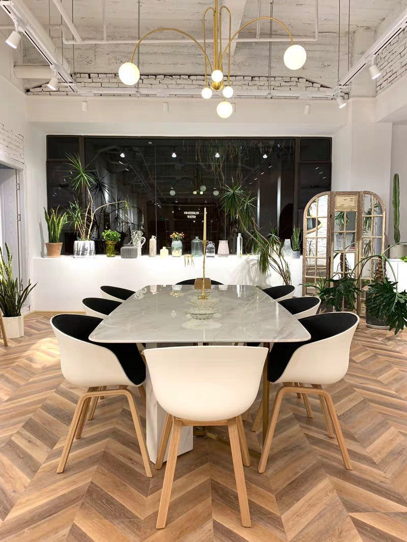 VIDA Contemporary Marble Dining Table
