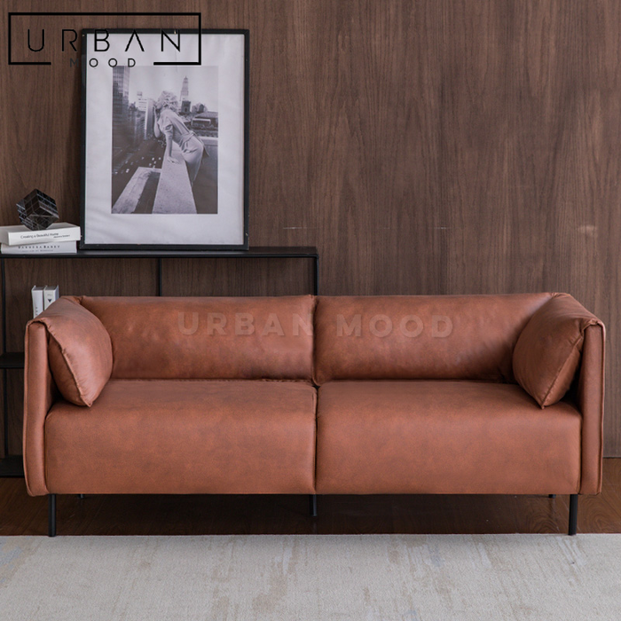 WILLOWS Modern Leathaire Sofa
